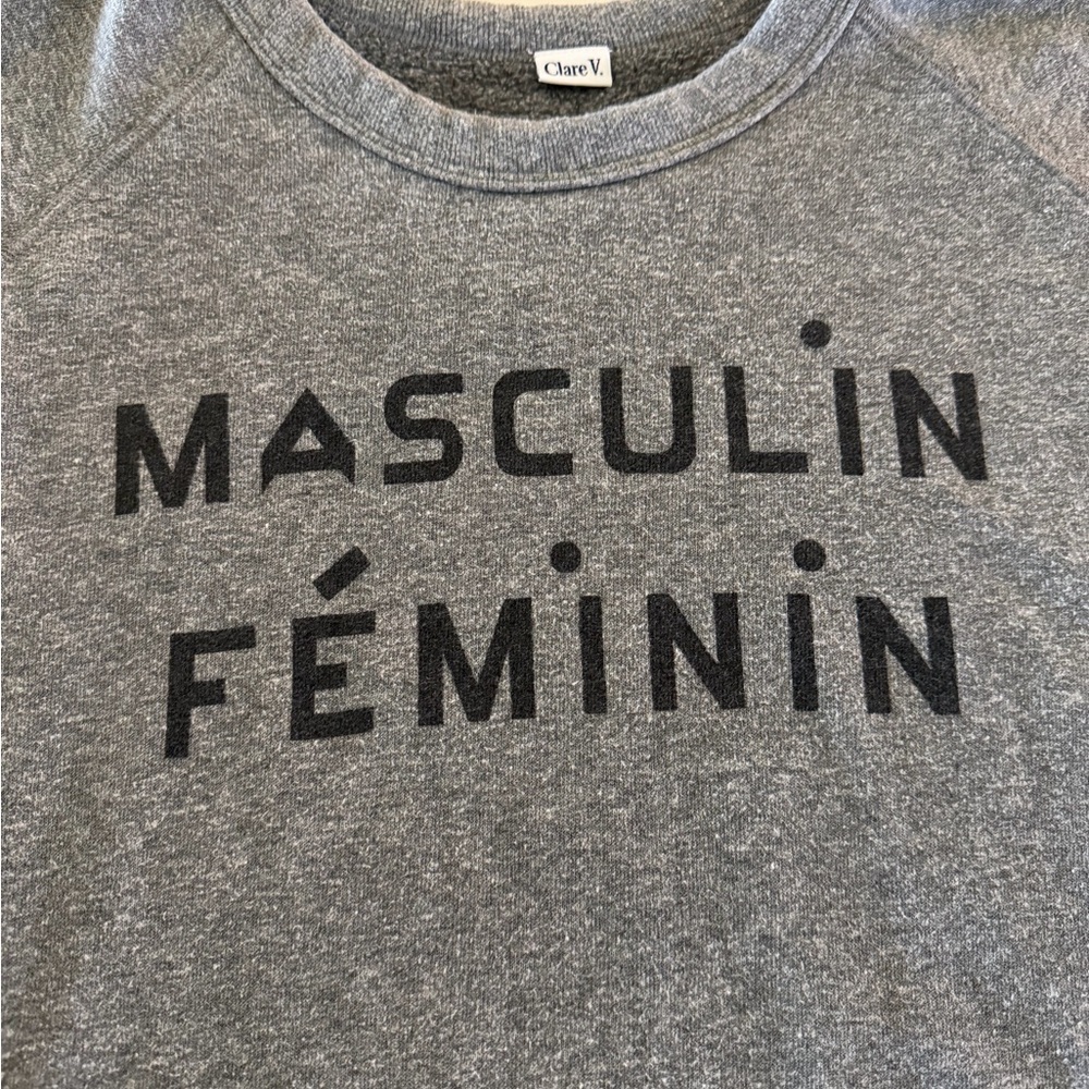 Clare V Crewneck Sweatshirt - Picture 2 of 8